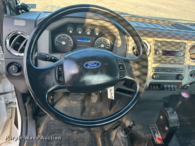 image for item KW9036 2015 Ford F750 Super Duty  dump flatbed truck