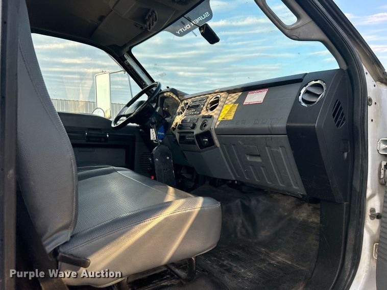 image for item KW9036 2015 Ford F750 Super Duty  dump flatbed truck