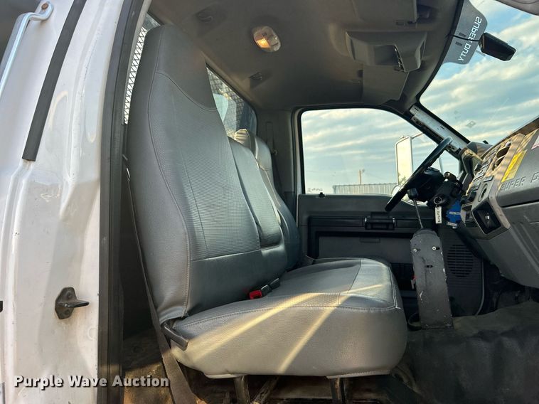 image for item KW9036 2015 Ford F750 Super Duty  dump flatbed truck