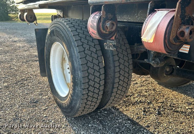 image for item KW9036 2015 Ford F750 Super Duty  dump flatbed truck