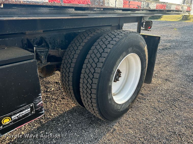 image for item KW9036 2015 Ford F750 Super Duty  dump flatbed truck