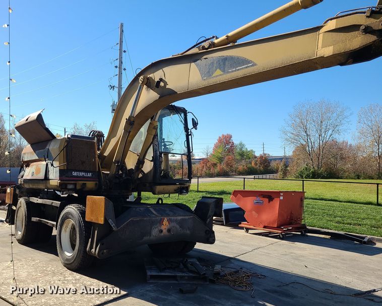 image for item LJ9357 2002 Caterpillar M315  wheeled excavator