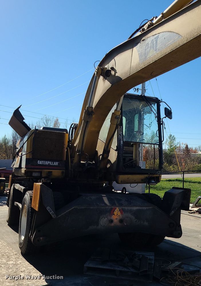 image for item LJ9357 2002 Caterpillar M315  wheeled excavator