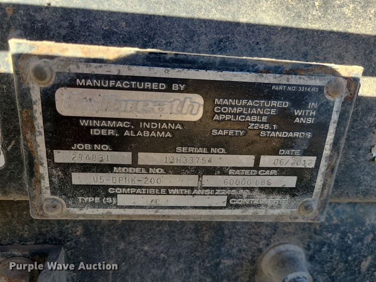 image for item LJ9360 2013 Mack LEU  hook lift truck