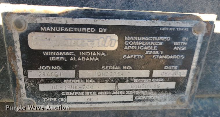 image for item LJ9360 2013 Mack LEU  hook lift truck