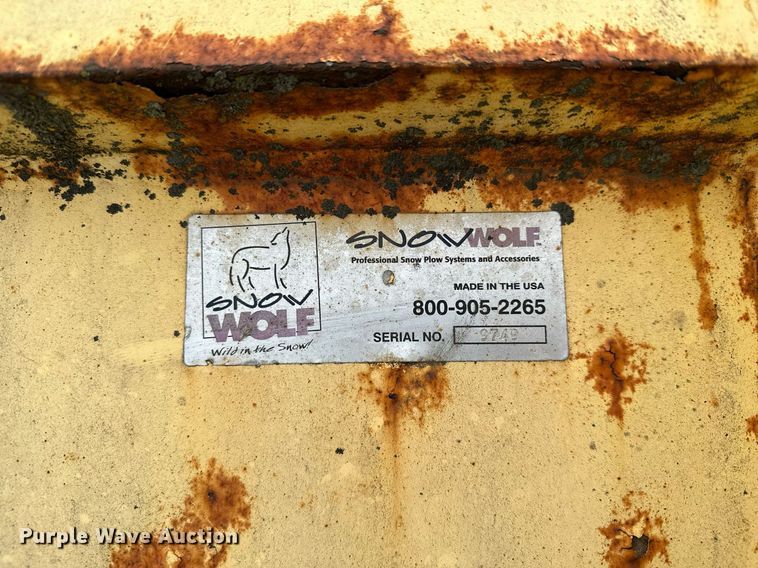 image for item LO9312 Snow Wolf  16' W snow pusher