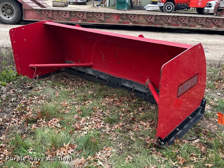 image for item LO9318 Hiniker  97" W skid steer snow pusher