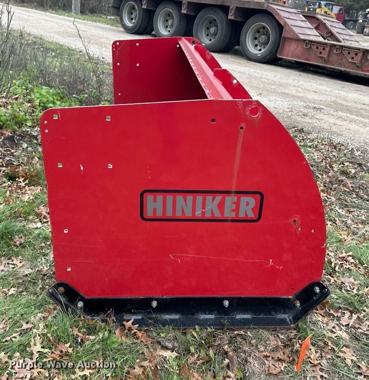 image for item LO9318 Hiniker  97" W skid steer snow pusher