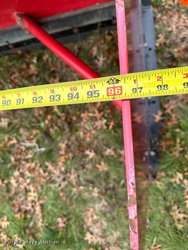 image for item LO9318 Hiniker  97" W skid steer snow pusher