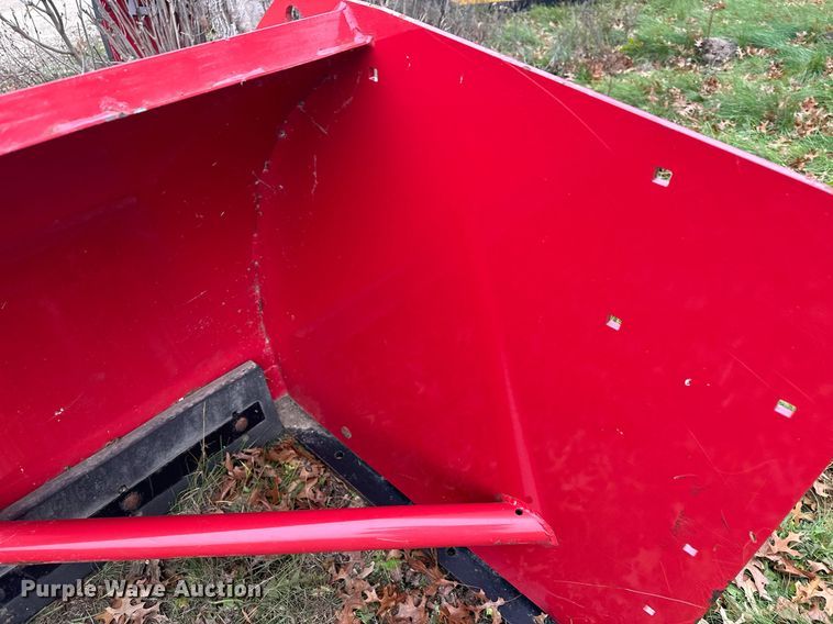 image for item LO9318 Hiniker  97" W skid steer snow pusher