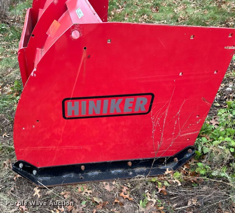 image for item LO9318 Hiniker  97" W skid steer snow pusher