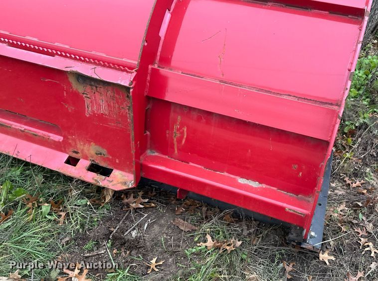 image for item LO9318 Hiniker  97" W skid steer snow pusher