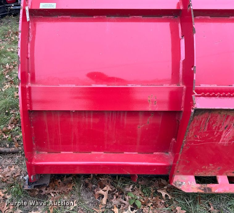 image for item LO9318 Hiniker  97" W skid steer snow pusher