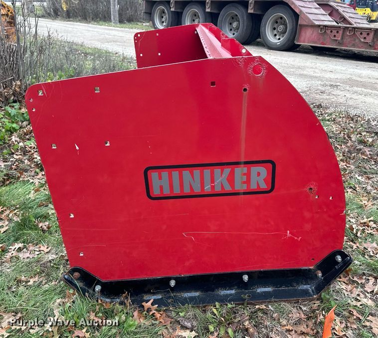 image for item LO9318 Hiniker  97" W skid steer snow pusher