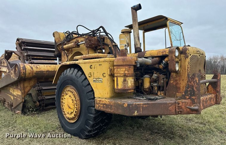 image for item LO9323 1965 Caterpillar 619C  scraper