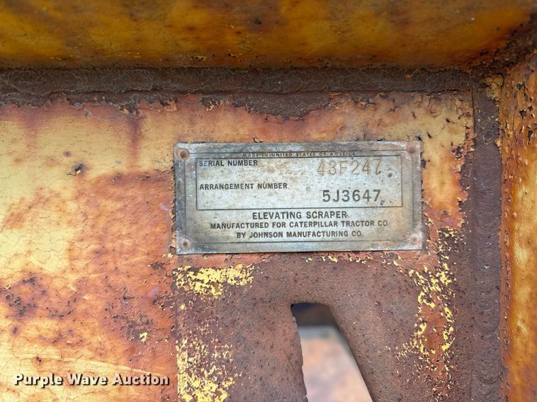 image for item LO9323 1965 Caterpillar 619C  scraper
