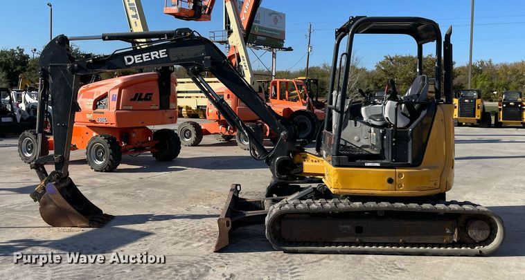 image for item LV9200 2016 John Deere 50G  mini excavator