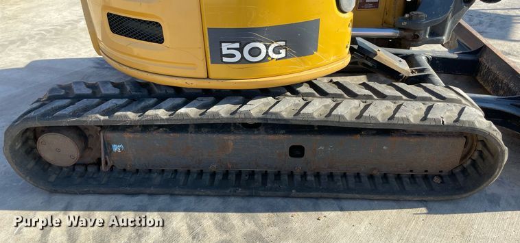 image for item LV9201 2015 John Deere 50G  mini excavator