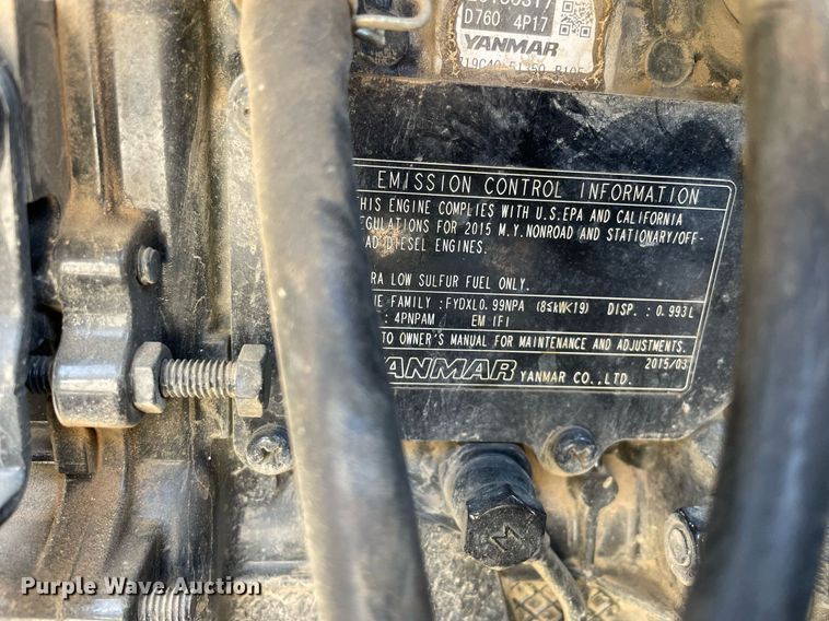 image for item LV9965 2015 IHI 17VX  mini excavator