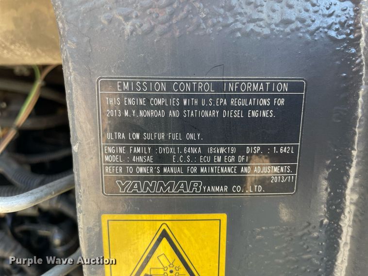 image for item LV9966 2014 IHI 30v4 mini excavator