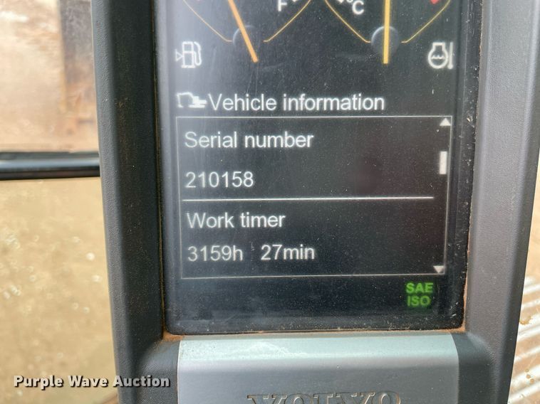 image for item LY9485 2012 Volvo EX220DL  excavator