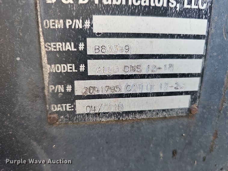 image for item MH9425 2015 Allu DN2-17  screening bucket