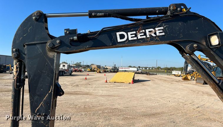 image for item MH9922 2016 John Deere 50G  mini excavator