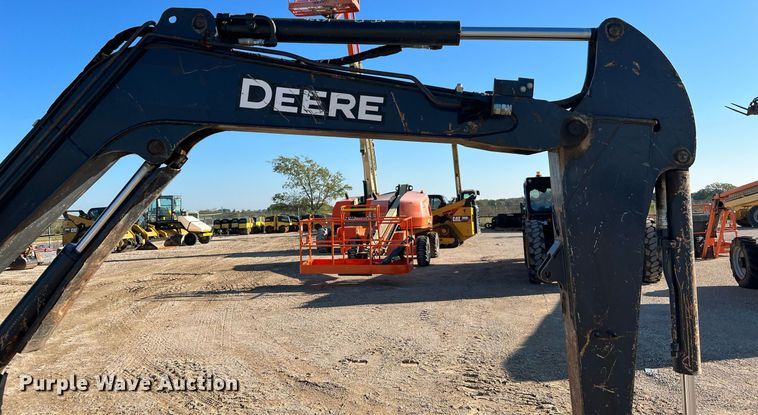 image for item MH9922 2016 John Deere 50G  mini excavator