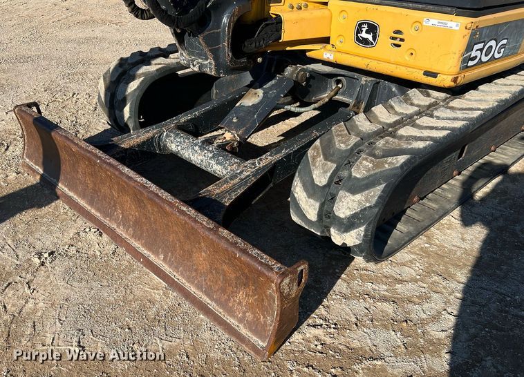 image for item MH9922 2016 John Deere 50G  mini excavator