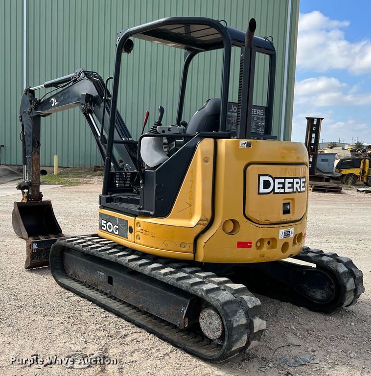 image for item MH9925 2016 John Deere 50G  mini excavator