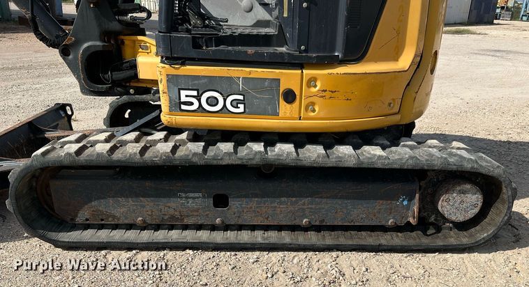 image for item MH9925 2016 John Deere 50G  mini excavator