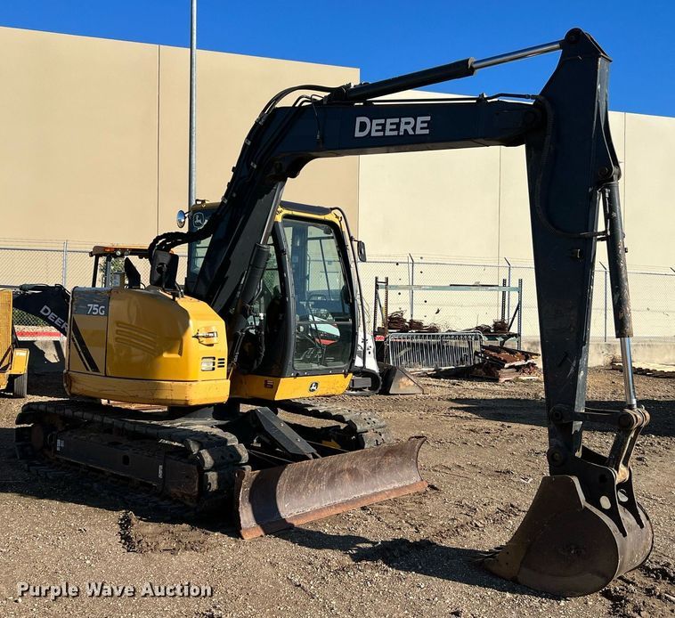 image for item MH9926 2016 John Deere 75G  excavator