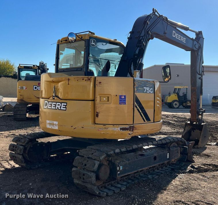 image for item MH9926 2016 John Deere 75G  excavator