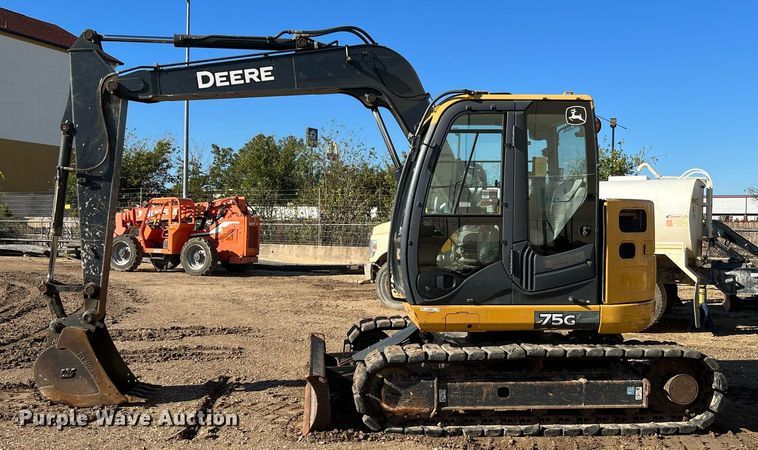 image for item MH9926 2016 John Deere 75G  excavator