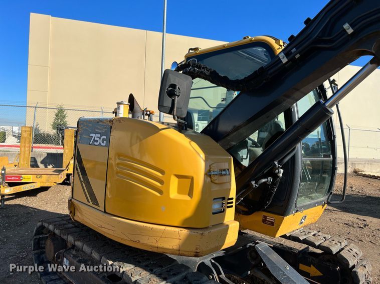 image for item MH9926 2016 John Deere 75G  excavator