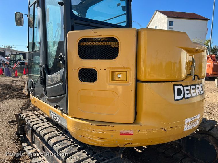 image for item MH9926 2016 John Deere 75G  excavator