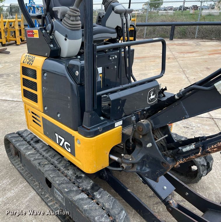 image for item MH9927 2019 John Deere 17G  mini excavator
