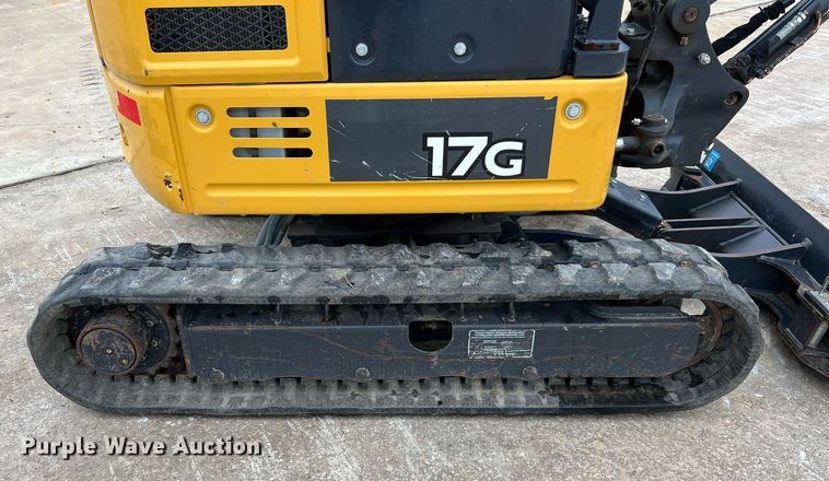 image for item MH9927 2019 John Deere 17G  mini excavator