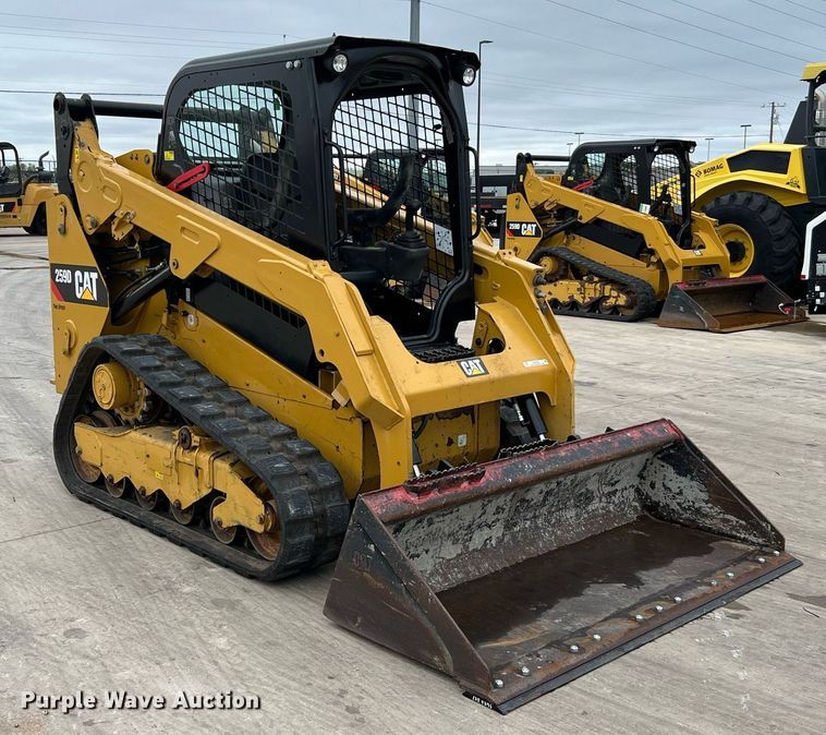 image for item MH9928 2018 Caterpillar 259D  tracked skid steer loader