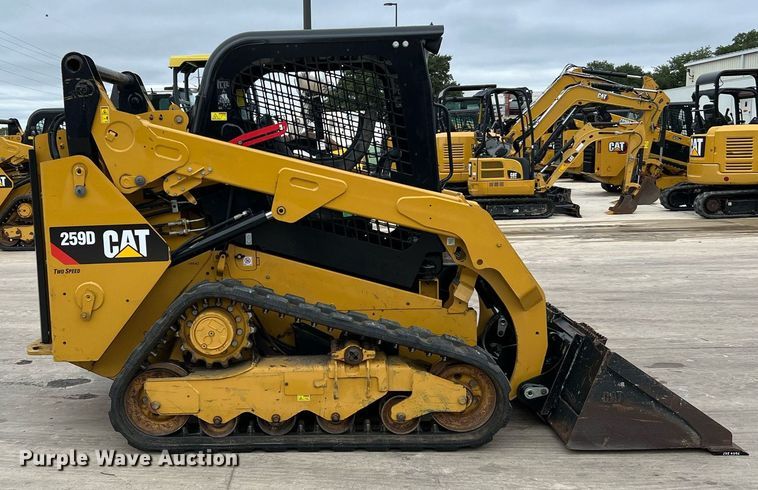 image for item MH9928 2018 Caterpillar 259D  tracked skid steer loader