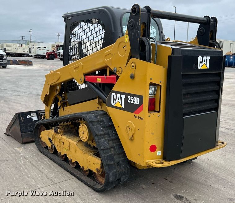 image for item MH9928 2018 Caterpillar 259D  tracked skid steer loader