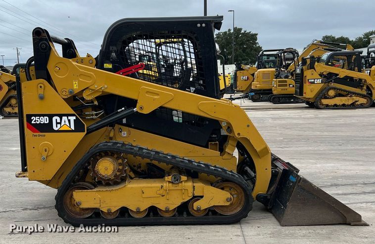 image for item MH9929 2019 Caterpillar 259D  tracked skid steer loader