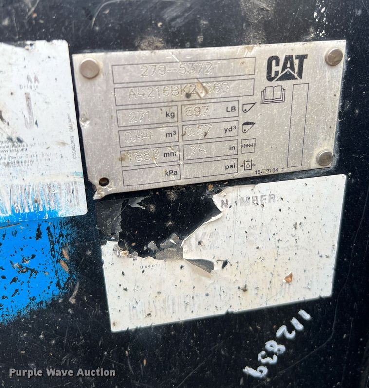 image for item MH9929 2019 Caterpillar 259D  tracked skid steer loader