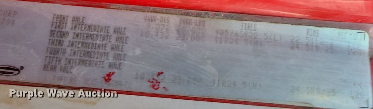 image for item MJ9520 2004 Sterling  truck cab and chassis