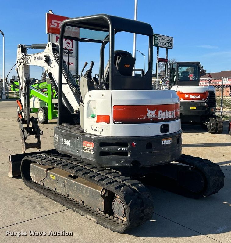 image for item MO9076 2017 Bobcat E45  mini excavator
