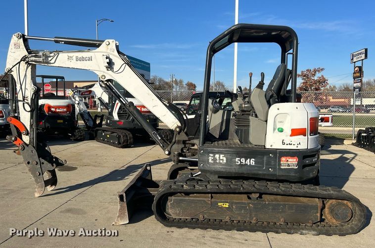 image for item MO9076 2017 Bobcat E45  mini excavator