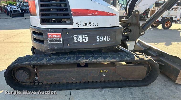image for item MO9076 2017 Bobcat E45  mini excavator