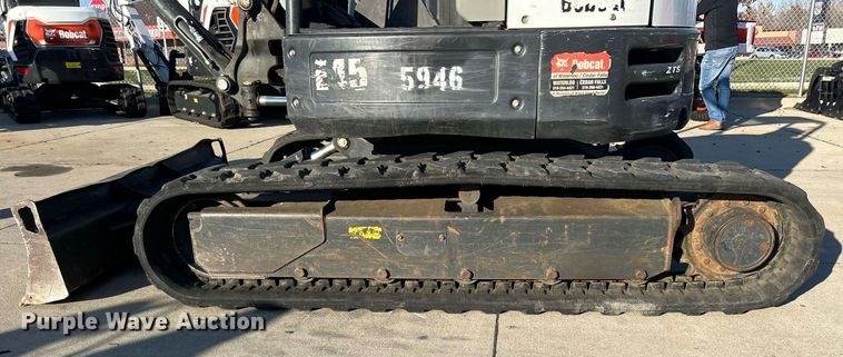 image for item MO9076 2017 Bobcat E45  mini excavator