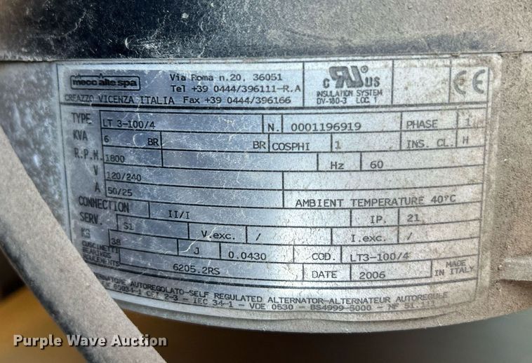 image for item MO9078 Wacker LTC4  light plant