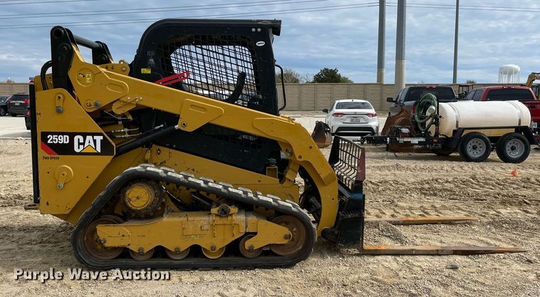 image for item NA9706 2019 Caterpillar  259D tracked skid steer loader